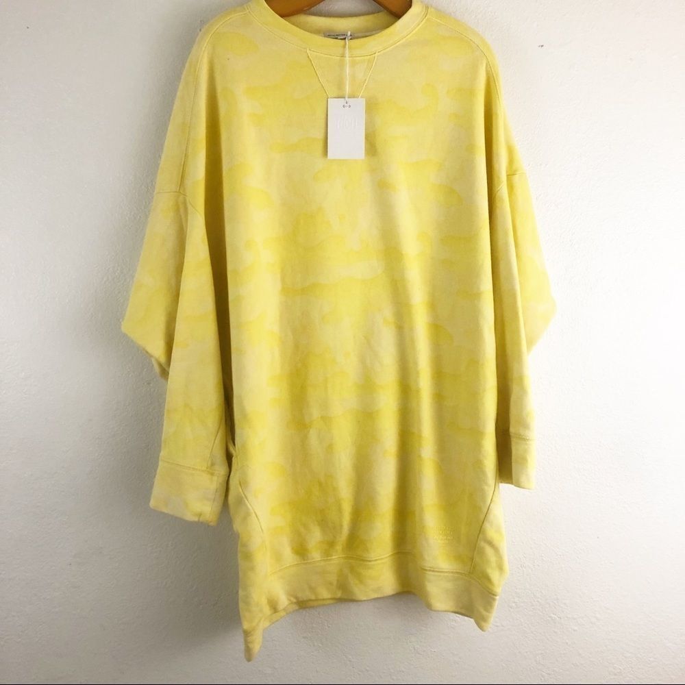 Better Rich Sunlight Yellow over size cover dress size S.  New with tags
